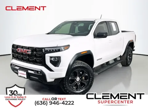 White 2024 GMC Canyon Elevation for sale in St. Charles, MO