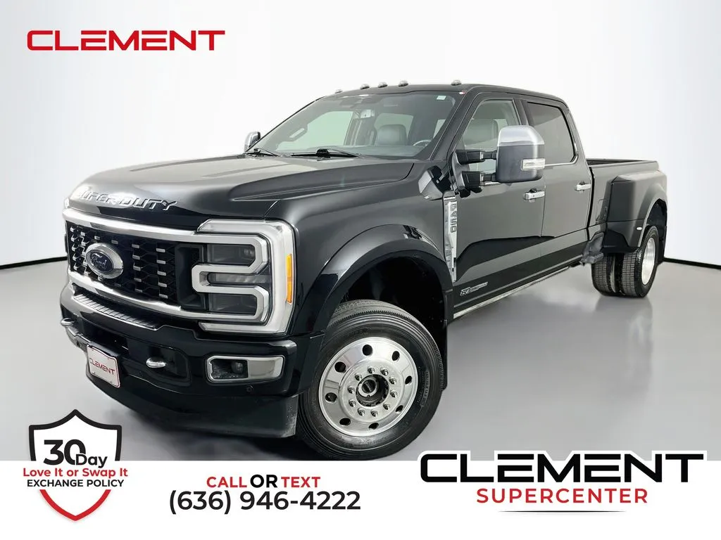 Black 2023 Ford F-450SD Platinum for sale in St. Charles, MO