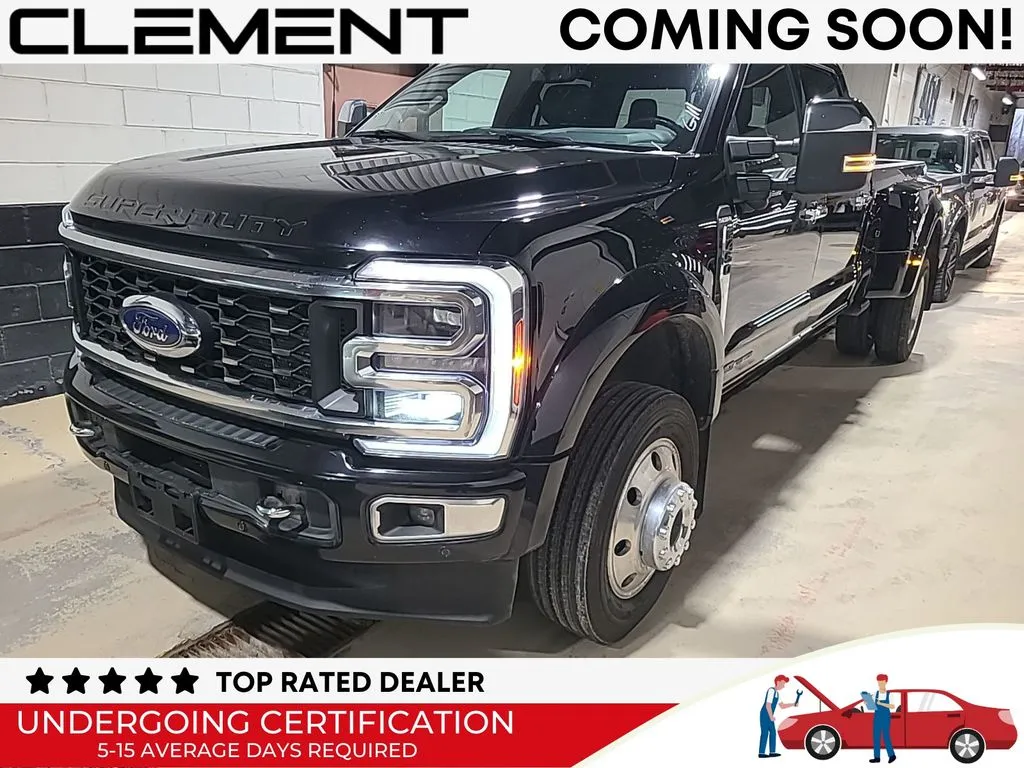 Black 2023 Ford F-450SD Platinum for sale in St. Charles, MO