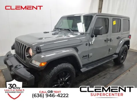 Gray 2021 Jeep Wrangler Unlimited Sahara Altitude for sale in St. Charles, MO