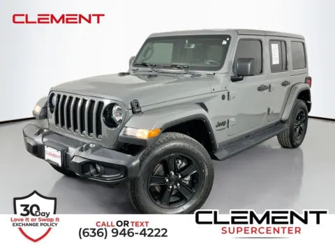 Gray 2021 Jeep Wrangler Unlimited Sahara Altitude for sale in St. Charles, MO