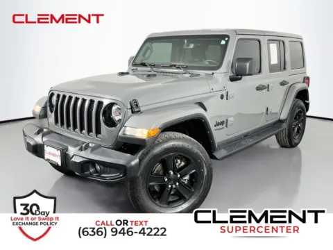 Gray 2021 Jeep Wrangler Unlimited Sahara Altitude for sale in St. Charles, MO