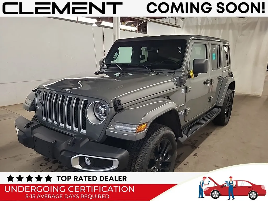 Gray 2021 Jeep Wrangler Unlimited Sahara 4xe for sale in St. Charles, MO
