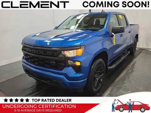 Blue 2024 Chevrolet Silverado 1500 Custom for sale in St. Charles, MO