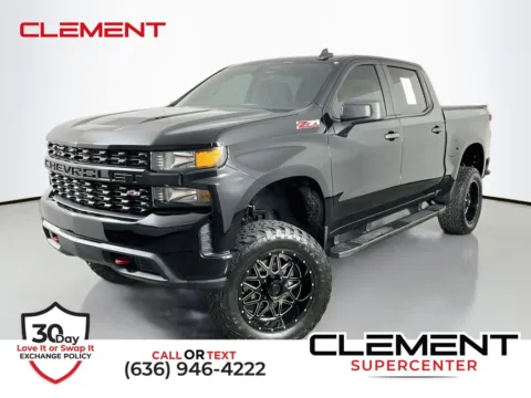 Black 2021 Chevrolet Silverado 1500 Custom Trail Boss for sale in St. Charles, MO