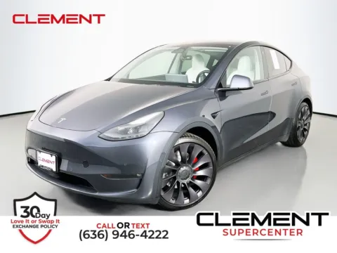 Silver 2021 Tesla Model Y Performance for sale in St. Charles, MO