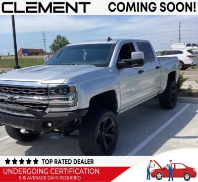 Silver 2017 Chevrolet Silverado 1500 LTZ for sale in St. Charles, MO