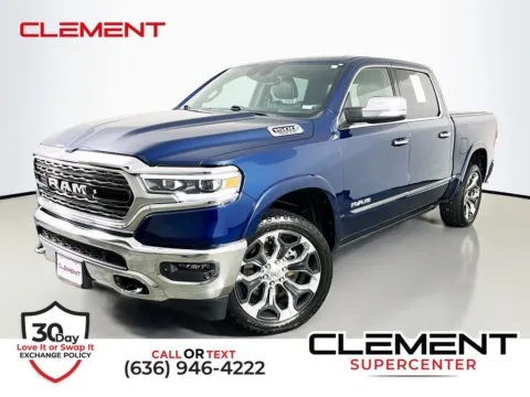 Blue 2021 Ram 1500 Limited for sale in St. Charles, MO