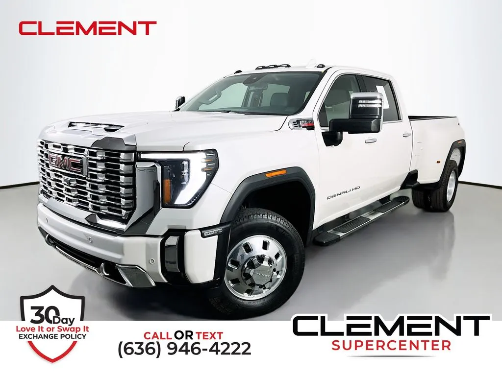 White 2025 GMC Sierra 3500 HD Denali for sale in St. Charles, MO