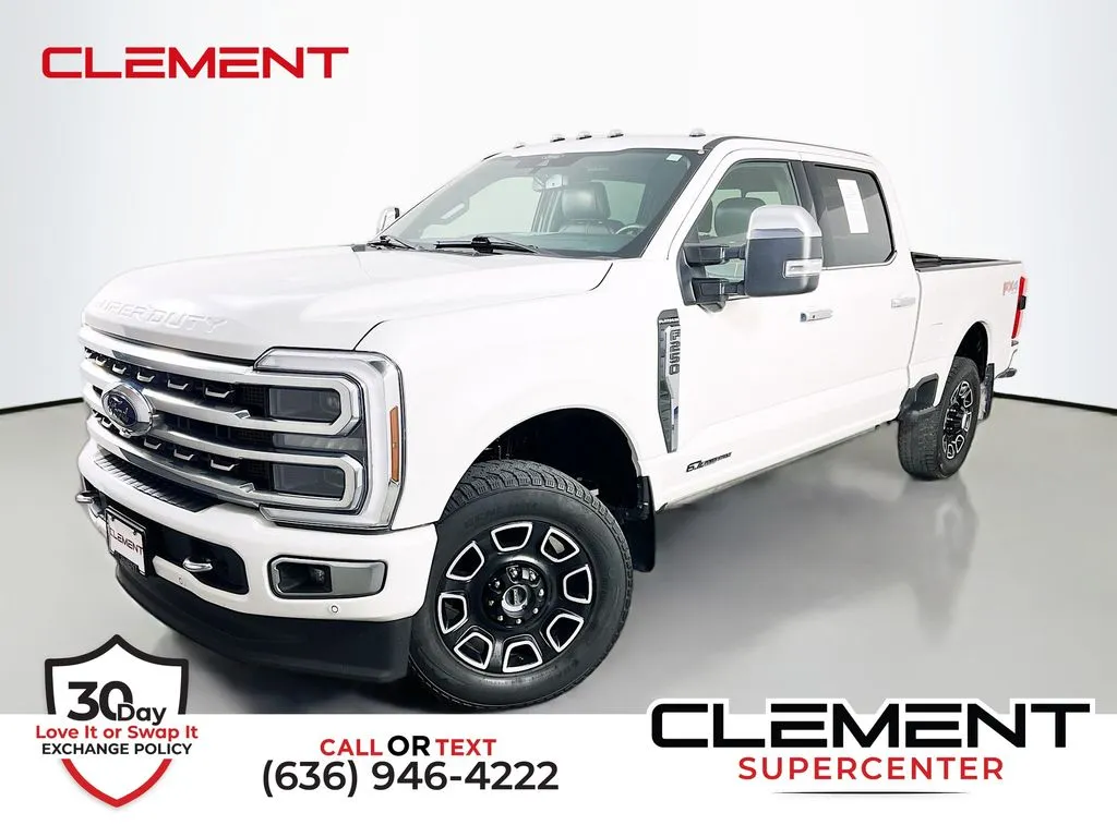 White 2024 Ford F-250SD Platinum for sale in St. Charles, MO