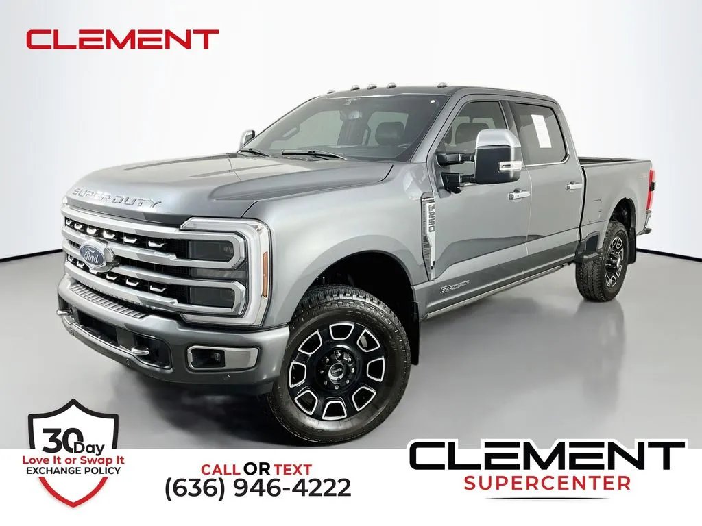 Gray 2024 Ford F-250SD Platinum for sale in St. Charles, MO