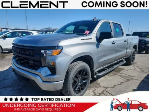 Gray 2024 Chevrolet Silverado 1500 Custom for sale in St. Charles, MO