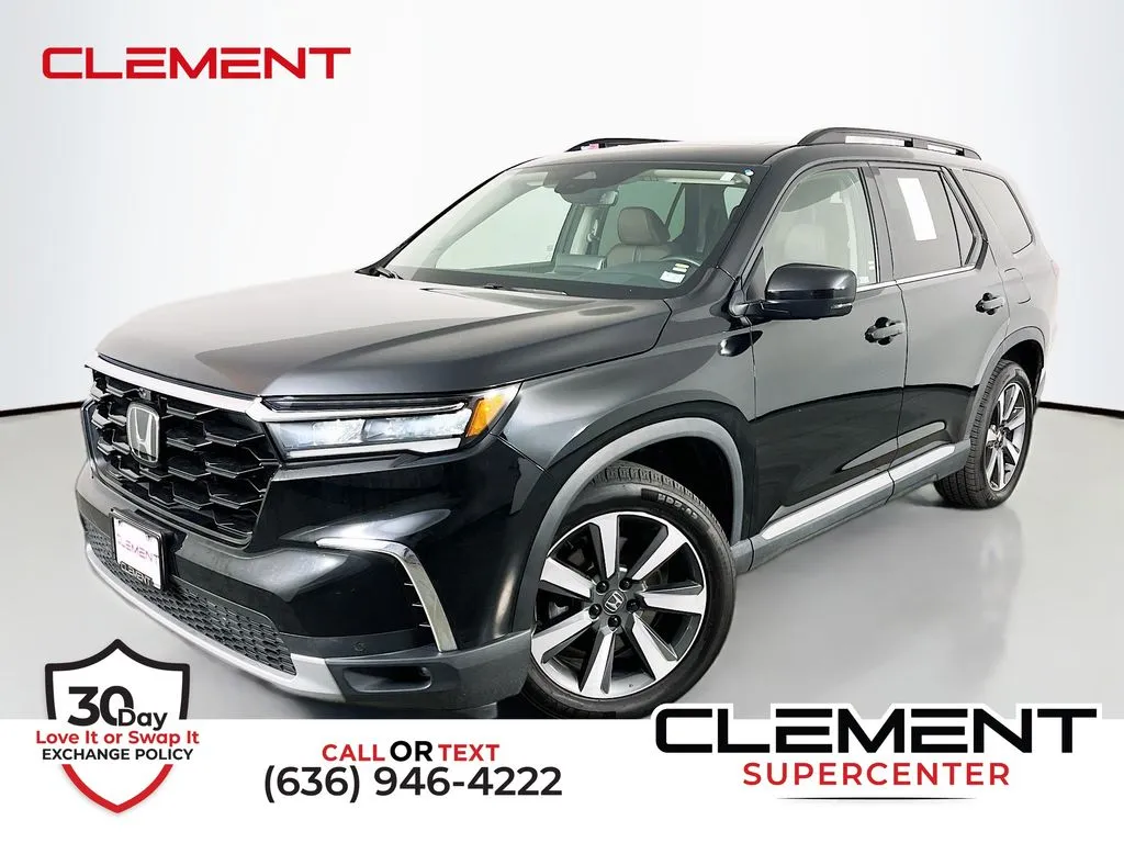Black 2023 Honda Pilot Elite for sale in St. Charles, MO