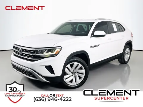 White 2023 Volkswagen Atlas Cross Sport 3.6L V6 SE w/Technology for sale in St. Charles, MO