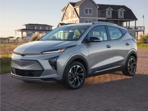 Silver 2023 Chevrolet Bolt EUV LT for sale in St. Charles, MO