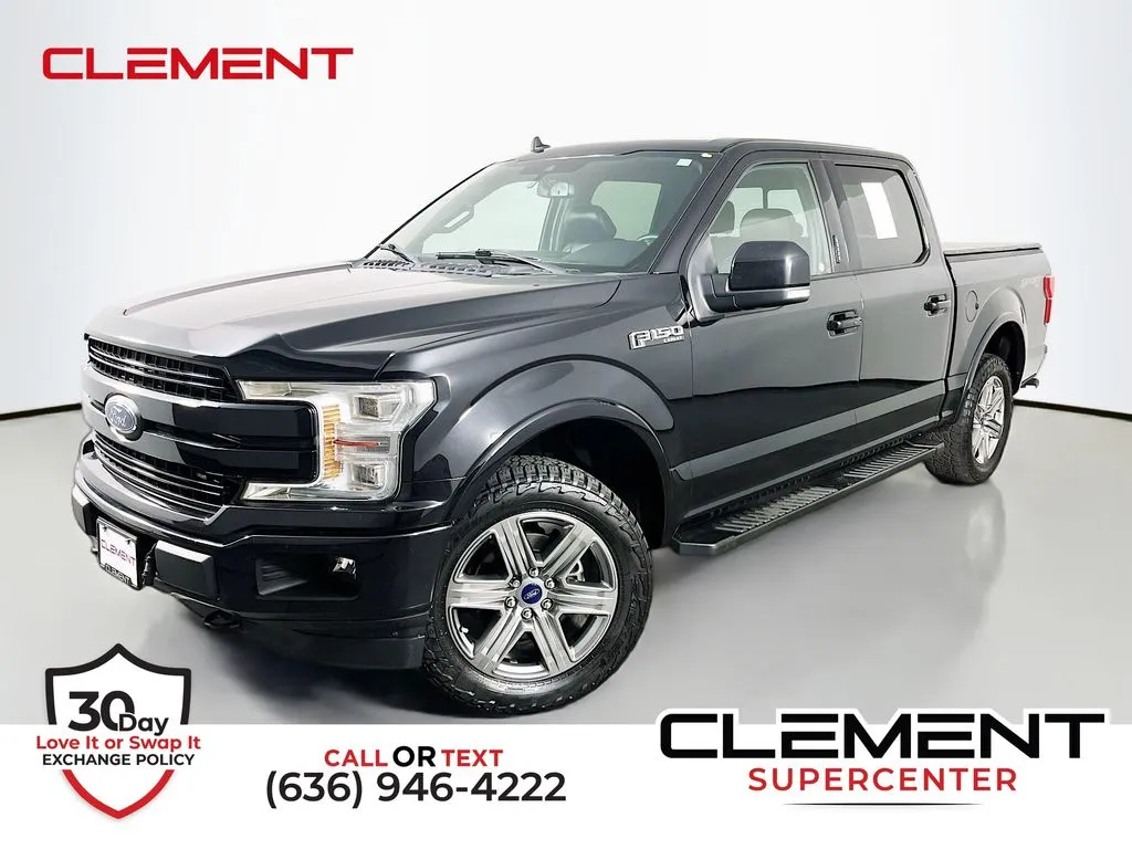Black 2019 Ford F-150 Lariat for sale in St. Charles, MO