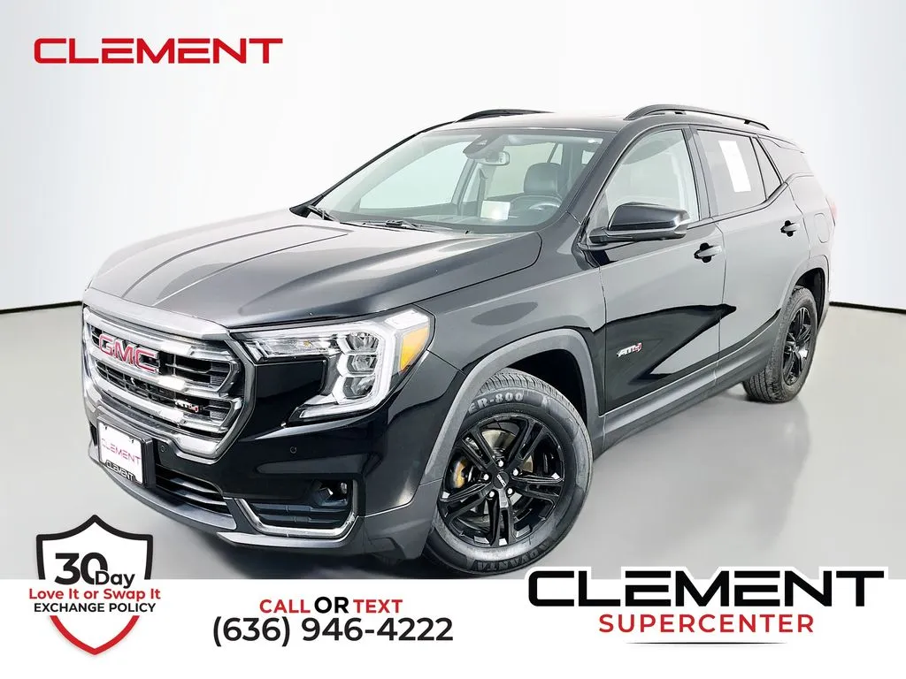 Black 2022 GMC Terrain AT4 for sale in St. Charles, MO