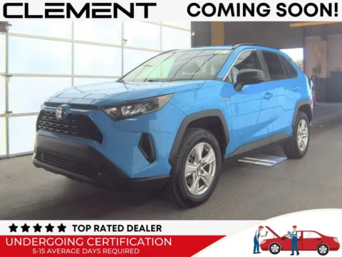 Blue 2021 Toyota RAV4 Hybrid LE for sale in St. Charles, MO