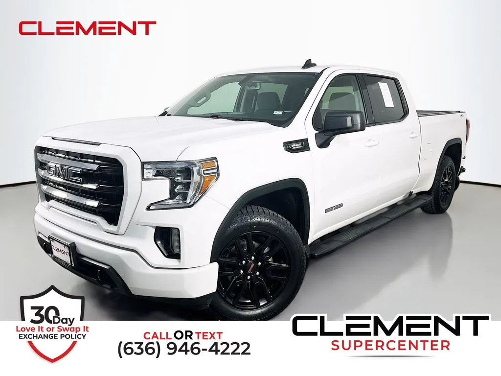 White 2021 GMC Sierra 1500 Elevation for sale in St. Charles, MO