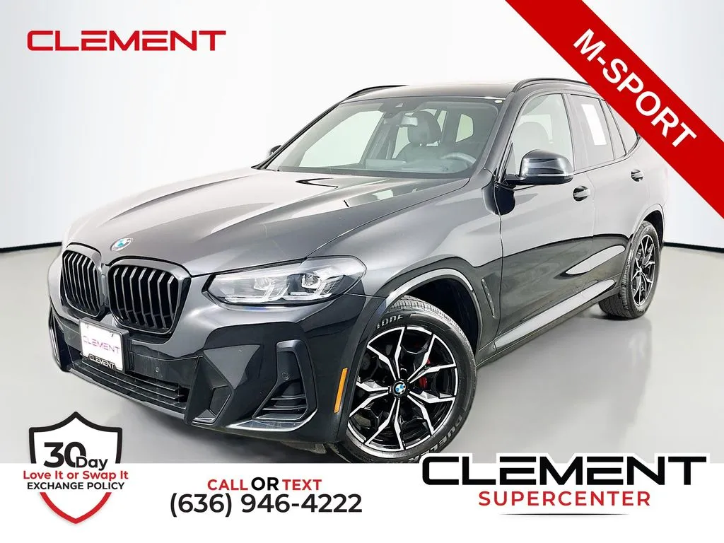 Black 2024 BMW X3 xDrive30i for sale in St. Charles, MO