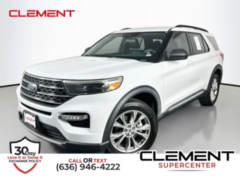 White 2020 Ford Explorer XLT for sale in St. Charles, MO