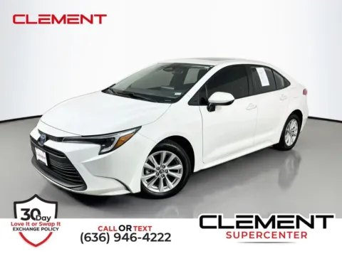White 2024 Toyota Corolla Hybrid LE for sale in St. Charles, MO