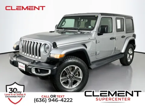 Silver 2020 Jeep Wrangler Unlimited Sahara for sale in St. Charles, MO