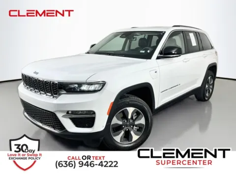 White 2022 Jeep Grand Cherokee 4xe for sale in St. Charles, MO