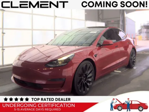 Red 2021 Tesla Model 3 Performance for sale in St. Charles, MO