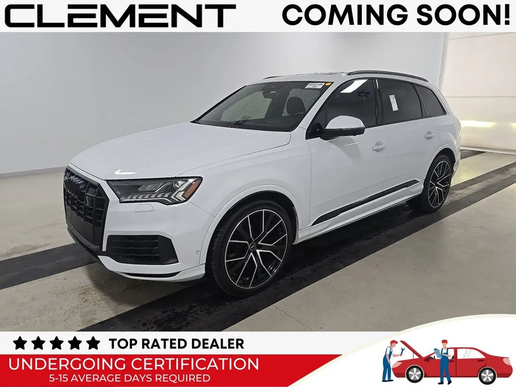 White 2021 Audi Q7 55 Prestige for sale in St. Charles, MO