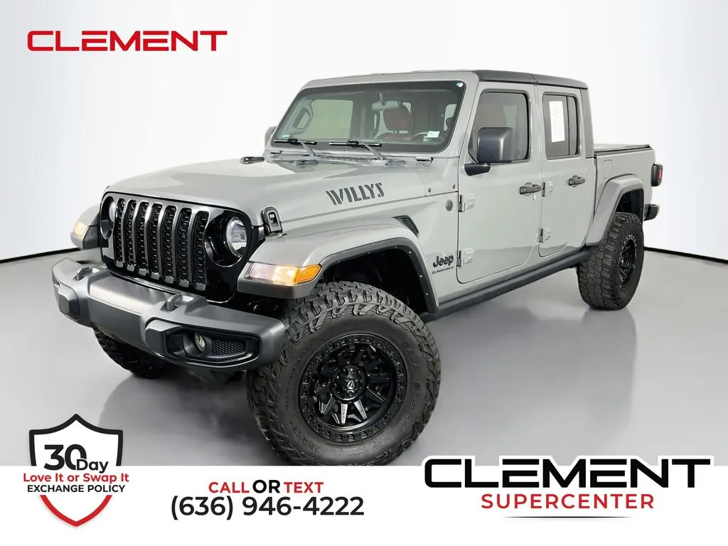 Gray 2023 Jeep Gladiator Willys for sale in St. Charles, MO