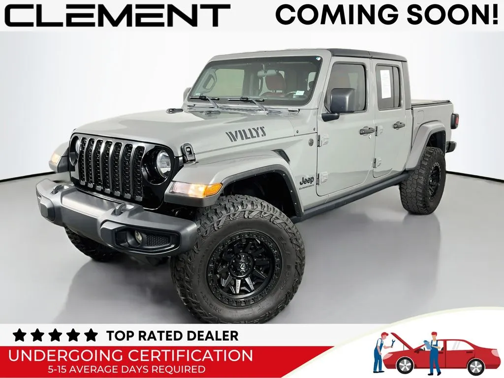 Gray 2023 Jeep Gladiator Willys for sale in St. Charles, MO
