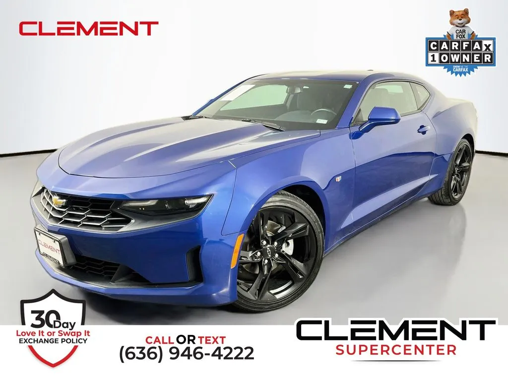 Blue 2022 Chevrolet Camaro 1LT for sale in St. Charles, MO