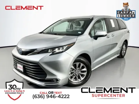Silver 2023 Toyota Sienna XLE for sale in St. Charles, MO