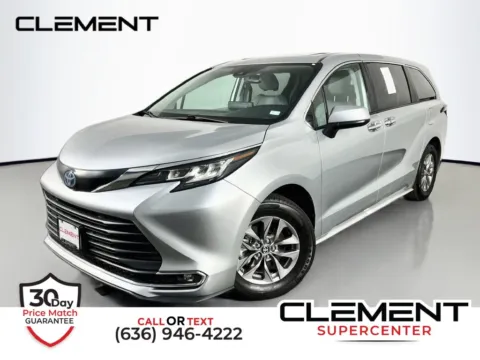 Silver 2023 Toyota Sienna XLE for sale in St. Charles, MO