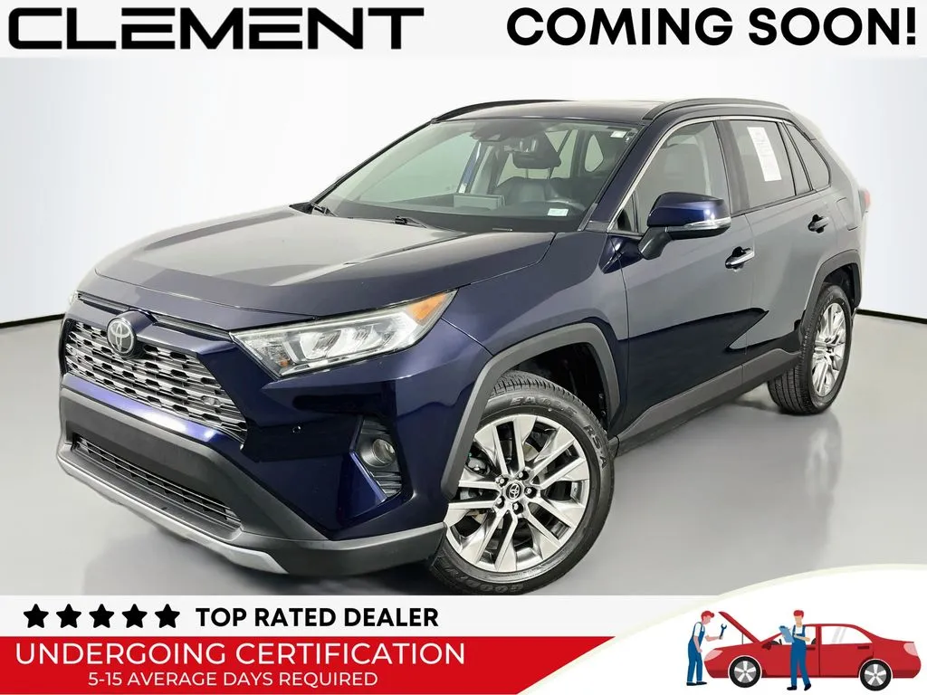 Blue 2019 Toyota RAV4 Limited for sale in St. Charles, MO