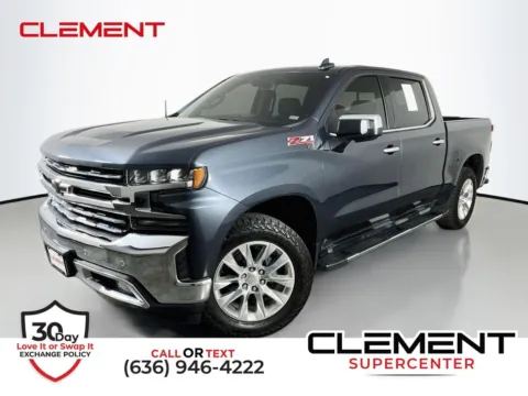 Gray 2021 Chevrolet Silverado 1500 LTZ for sale in St. Charles, MO