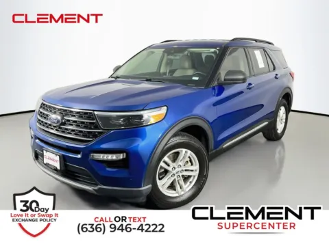 Blue 2022 Ford Explorer XLT for sale in St. Charles, MO