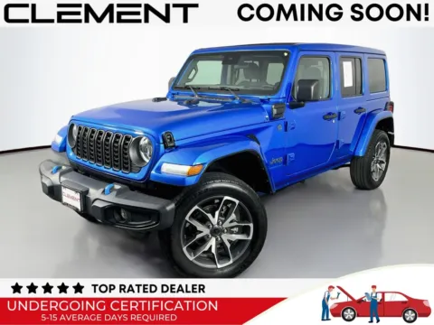 Blue 2024 Jeep Wrangler Sport S 4xe for sale in St. Charles, MO