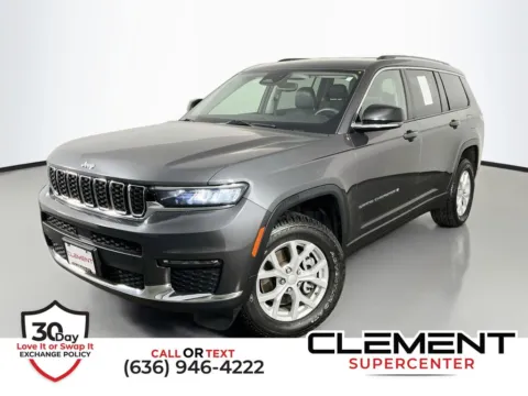 Gray 2023 Jeep Grand Cherokee L Limited for sale in St. Charles, MO