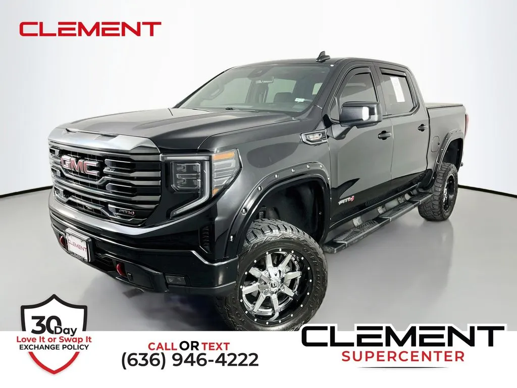 Black 2022 GMC Sierra 1500 AT4 for sale in St. Charles, MO