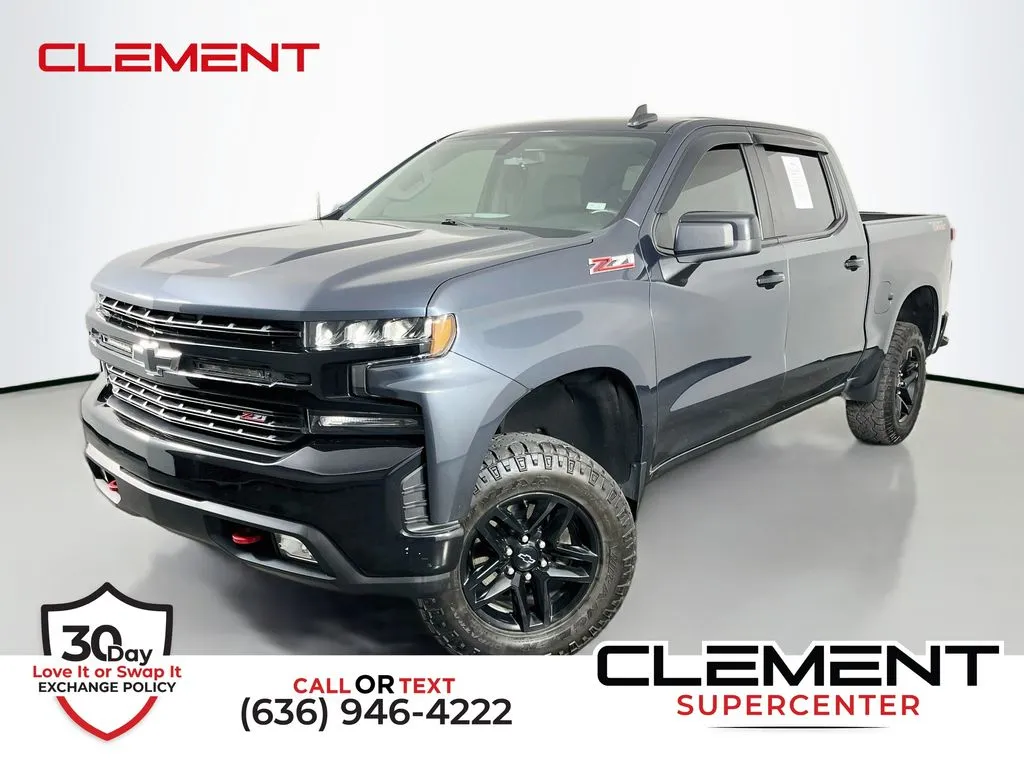 Gray 2021 Chevrolet Silverado 1500 LT Trail Boss for sale in St. Charles, MO