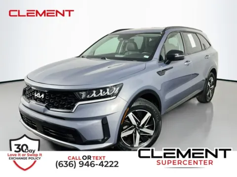 Silver 2022 Kia Sorento EX for sale in St. Charles, MO