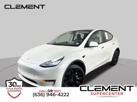 White 2022 Tesla Model Y Long Range for sale in St. Charles, MO