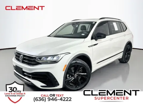 White 2023 Volkswagen Tiguan 2.0T SE R-Line Black for sale in St. Charles, MO