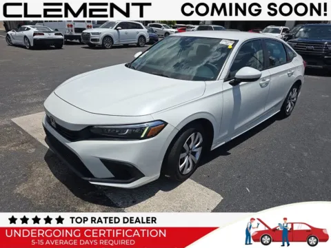 White 2022 Honda Civic LX for sale in St. Charles, MO