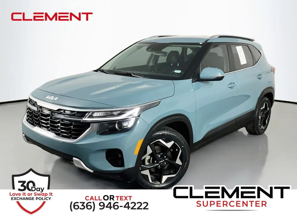 Blue 2024 Kia Seltos EX for sale in St. Charles, MO