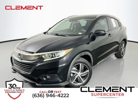 Black 2021 Honda HR-V EX for sale in St. Charles, MO