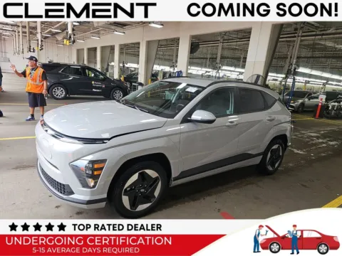 Gray 2024 Hyundai Kona Electric SEL for sale in St. Charles, MO