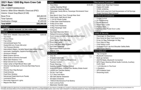 Photos of 2021 Ram 1500 Big Horn/Lone Star for sale in St. Charles, MO at Clement Supercenter